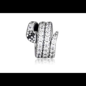Pandora 925 Sterling Silver Snake Charm